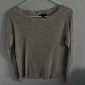 american eagle waffle sweater
